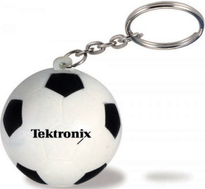 Promotional Key Chains: Soccer Ball Stress Ball Keychains